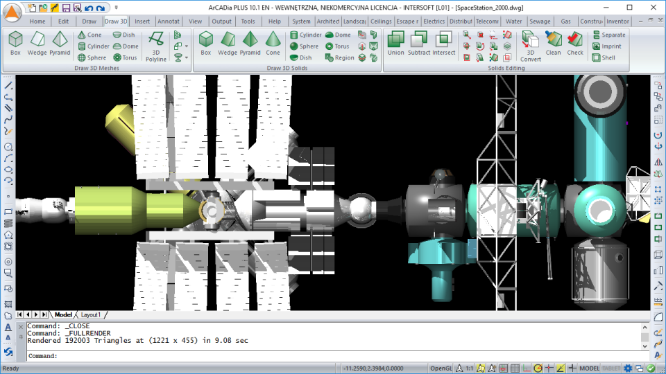 screenshot of ArCADiasoft CAD software